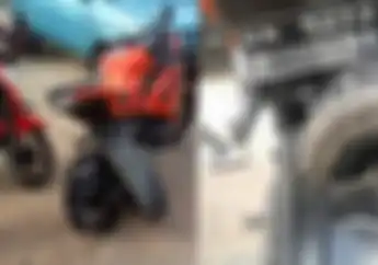 Serem... Tabrakan Honda Scoopy Lawan Ninja 250, Kondisi Peleknya Jadi Sorotan Netizen