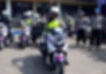 Mantaf... Naik Yamaha NMAX, Kapolda Jabar dan Rombongan Tinjau Kondisi Rest Area 86 Tol Cikopo
