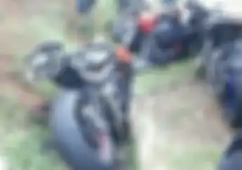 Braakk... Moge Hancur Berantakan dan Masuk Parit di Jalur Cikidang Sukabumi 