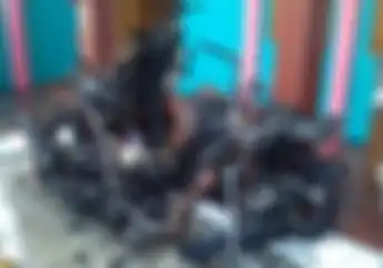 Ngeri... Dua Unit Motor Matic Ludes Terbakar, Kok Pemiliknya Malah Pergi
