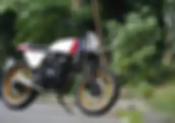 Dari Gaya Trail, Yamaha Scorpio Transpormasi Jadi Flat Track Sangar