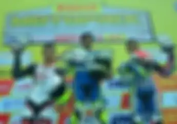 Bersaing Ketat, Yamaha Podium Tertinggi di Kelas MP1 Motorprix Putaran 5 Tasikmalaya.