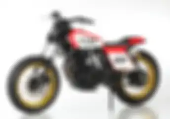 Jadi Sangar, Suzuki Thunder 250 Dimodifikasi Model Flat Track