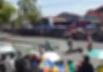 Balap Nasional Ternoda, Video Dua Pembalap Terlibat Tabrakan dan Langsung Layangkan Tendangan Kung-fu