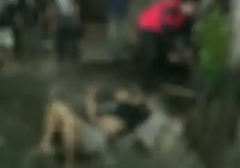Tragis, 3 Pemuda Diduga Begal Terkapar Tabrak Gerobak saat Dikejar Tim Rajawali, Darah Berceceran