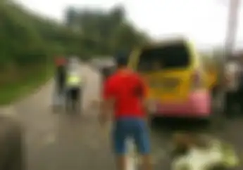 Kecelakaan Terjadi Lagi Di Jalur Wisata Puncak, Bogor 