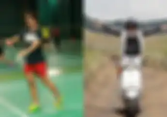 Suci Rizki Andini Atlet Bulutangkis Nasional Lady Bikers Yang Hobi Turing