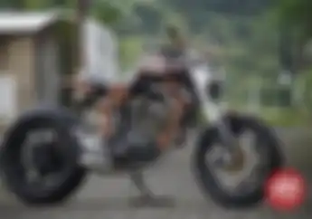 Modifikasi Honda Tiger Ini Terinspirasi Dari Pistol Revolver