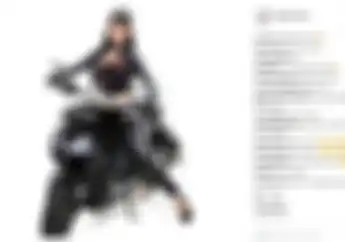 Foto Seksi Almarhumah Jupe Diatas Motor Bikin Netizen Iri