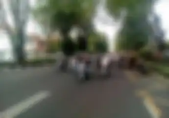 Ruas Utama Kota Pelajar Dibanjiri Bikers Ngabuburide