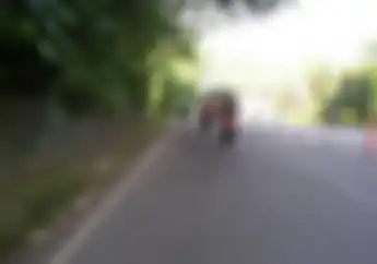 Jalan Amblas Saat Memasuki Kota Banjar