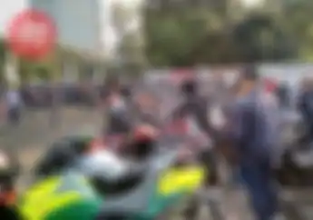 Silaturahmi Bikers Di Senayan Dibubarkan Polisi Gara-Gara Bikers Alay