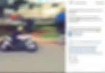 Video Latah Ala Biker Setelah High Side, Bikin Heboh Tuh