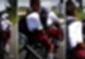 Video 3 Anak SD Naik Motor Tanpa Helm, Kelakuan Jelek Beresiko Nyawa Melayang