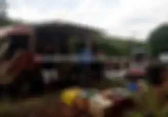 Mobil ART Kalimantan Barat Terbalik