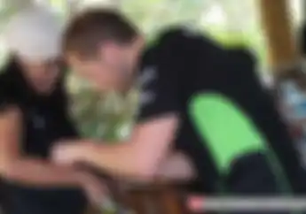 Tom Sykes Riding di Bali Bersama Komunitas Pengguna Motor Kawasaki