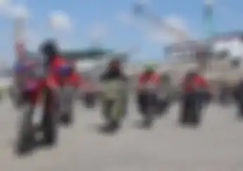 Gopean Supermoto Lebaran di Ibu kota