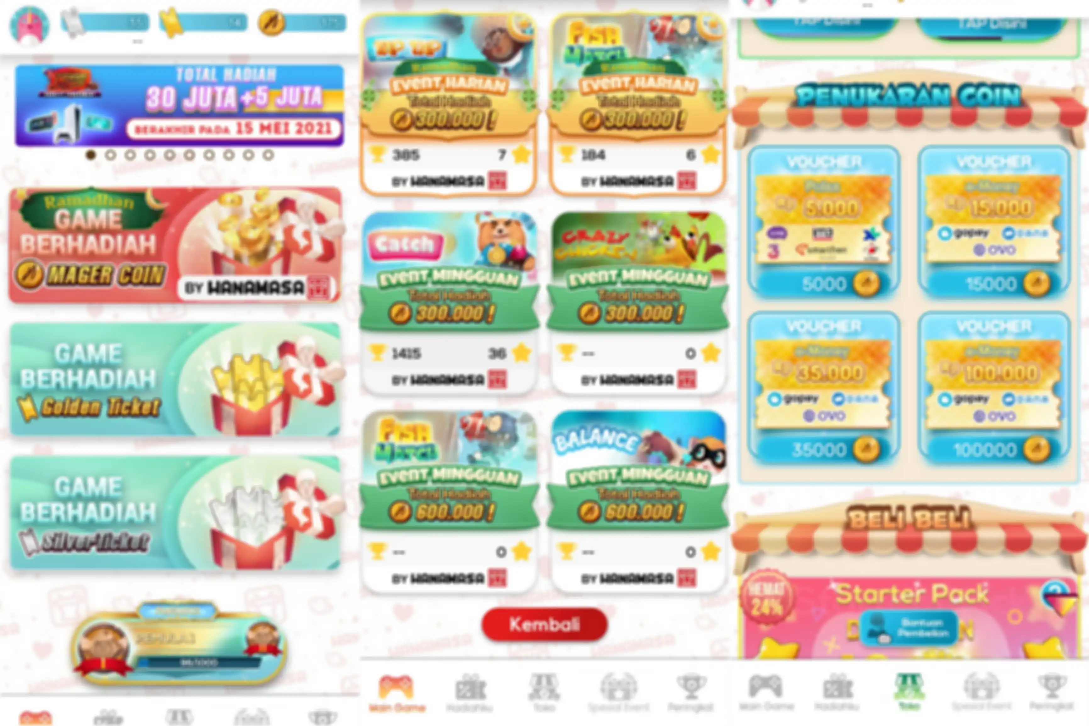 Tangkapan layar game MaGer, aplikasi penghasil uang.