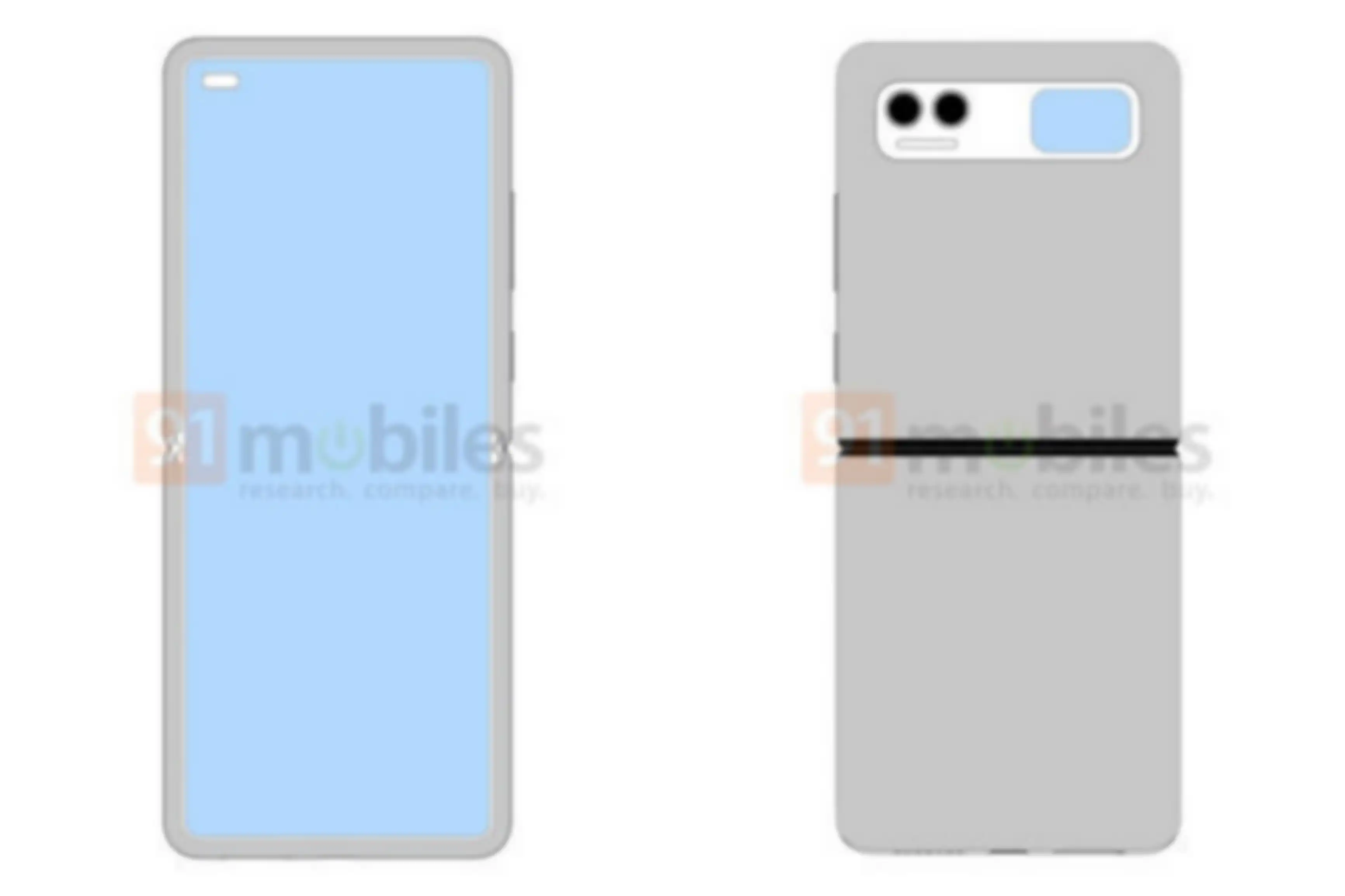 Paten hp lipat Xiaomi yang mirip Galaxy Z Flip