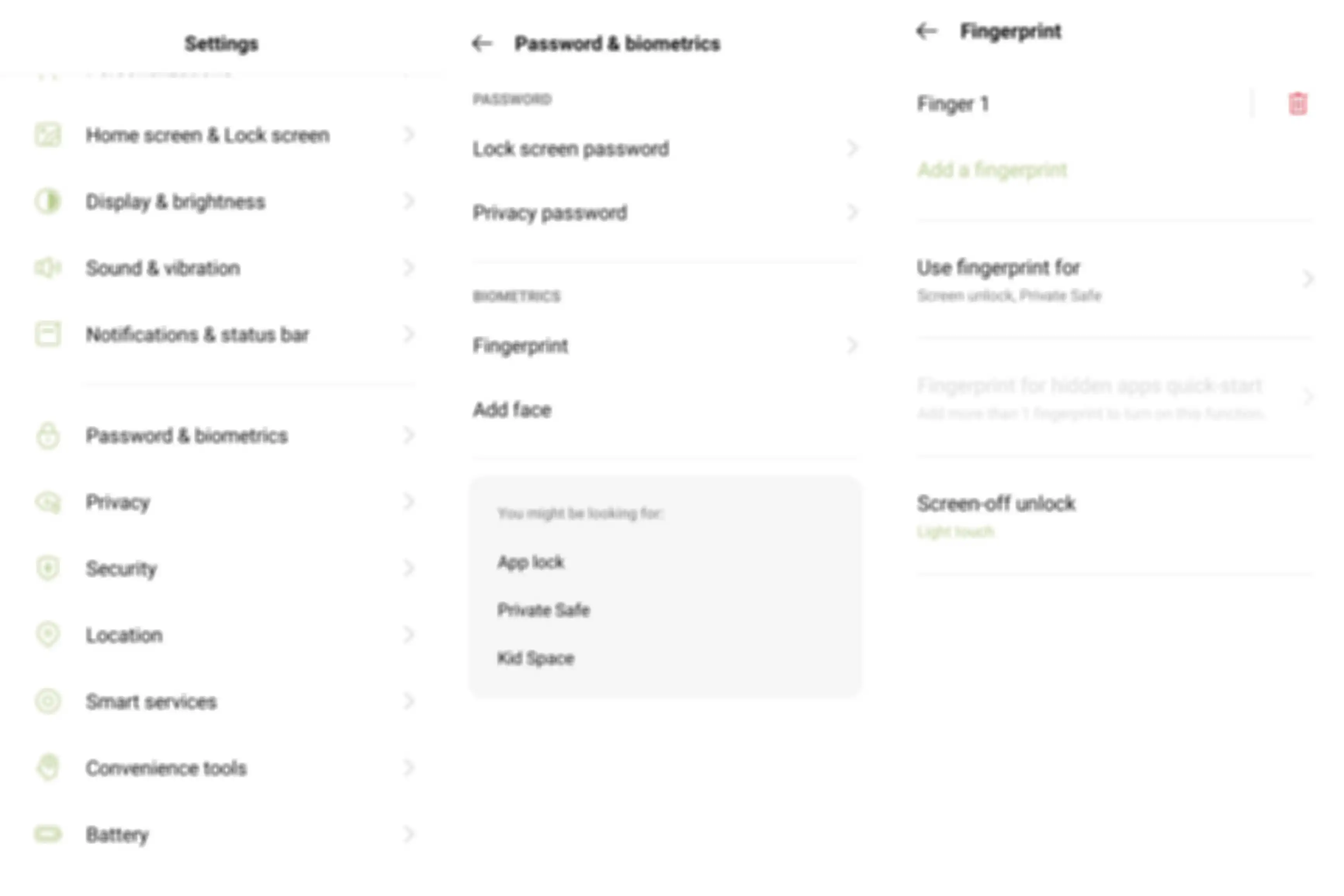 Cara mengganti mode buka layar kunci fingerprint di realme 8 5G.