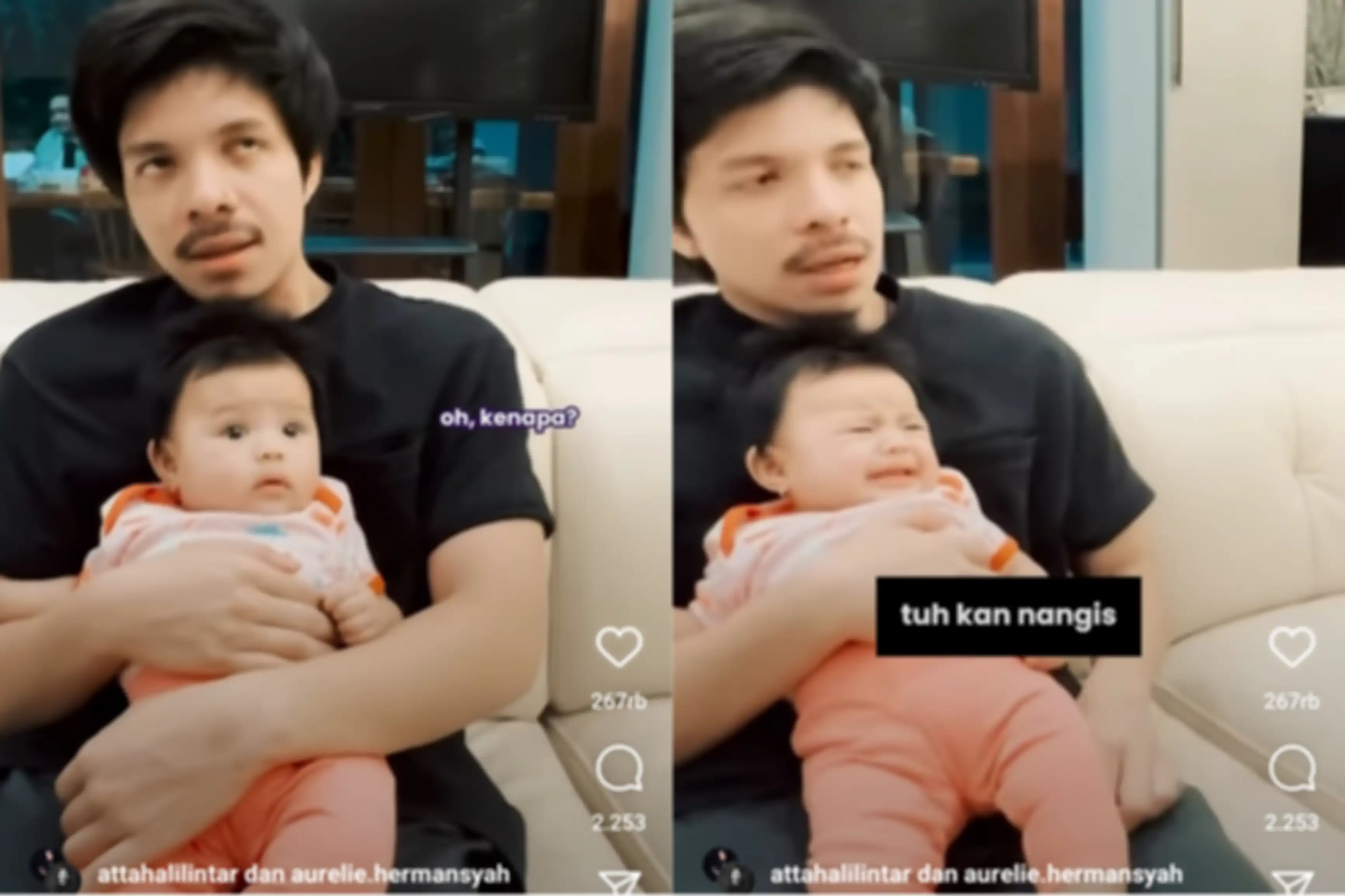 Ameena Hanna Nur Atta sedang sakit
