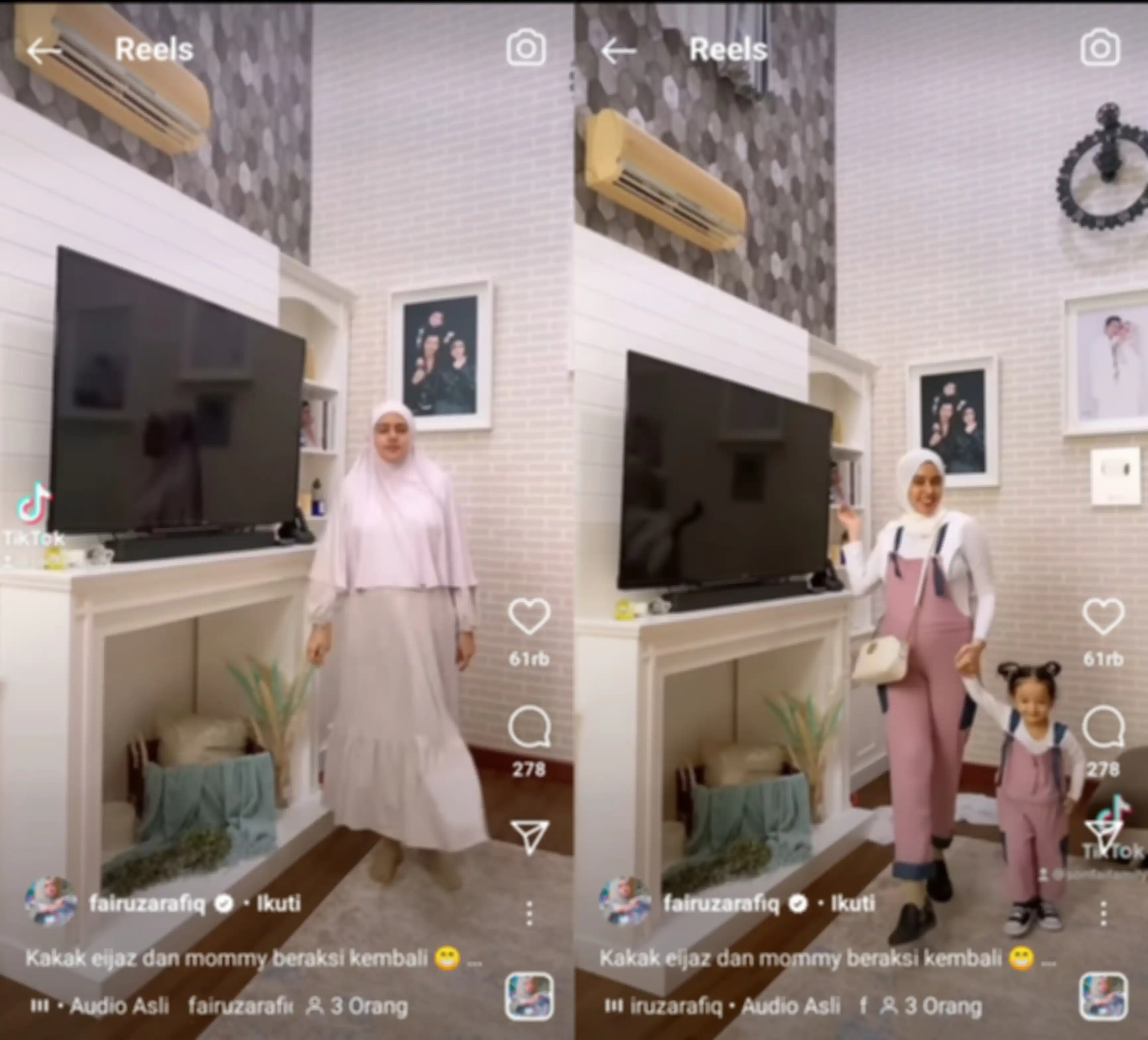 Potret ruang keluarga di rumah artis Fairuz A Rafiq dan Sonny Septian.
