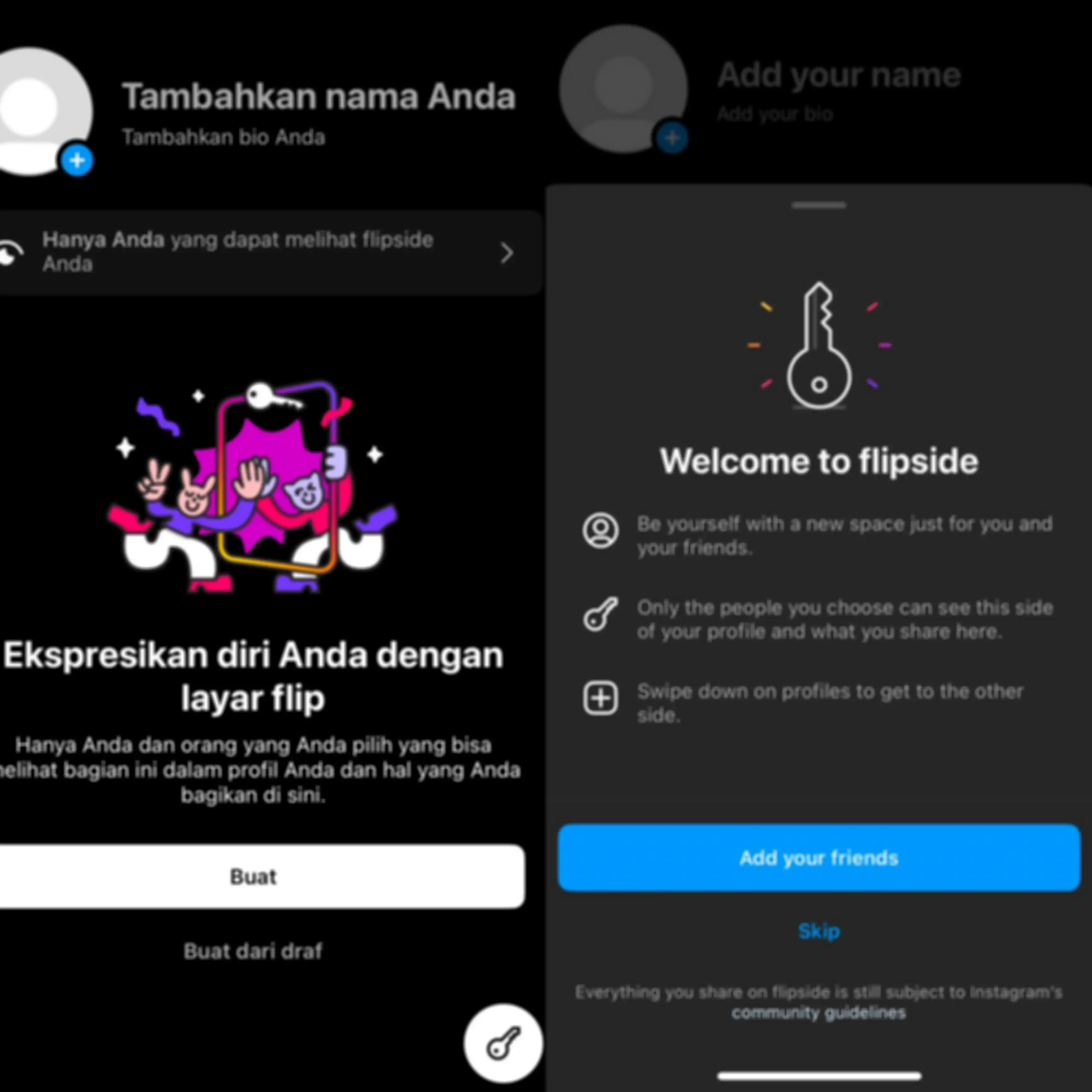 Apa itu fitur Flipside Instagram dan cara menghilangkannya