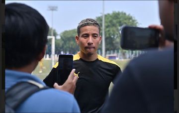 Pemain berdarah Jepang Indonesia, Riku Matsuda, datang ke Jakarta pada Sabtu (27/7/2024)