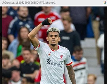 Luis Diaz tetap mendapat kritik dari Arne Slot meski mencetak brace ke gawang Manchester United di Liga Inggris 2024-2025.