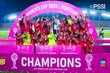 Timnas Wanita Indonesia memastikan diri jadi juara ASEAN Women's Cup 2024 usai mengalahkan Kamboja 3-1 di final, Kamis (5/12/2024).