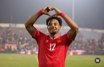 Pemain naturalisasi anyar timnas Vietnam, Nguyen Xuan Son.