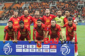 Tim Persija Jakarta di Liga 1 2024/2025 di Stadion JIS.