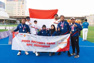 Tim Para Panahan Indonesia dalam kejuaraan Asian Para Cup World Ranking Tournament 2025. Dalam kejuaraan yang berlangsung di Bangkok, Thailand 5-10 Februari 2025 ini, tim Indonesia berhasil meraih 6 medali.