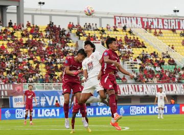 Laga Liga 1 antara PSM Makassar vs Malut United di Stadion B. J. Habibie, Parepare, Sabtu (10/5/2025).