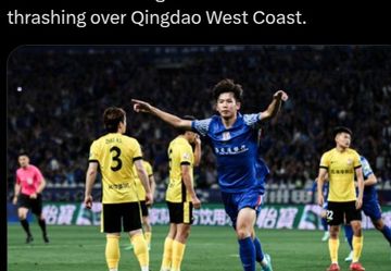 Striker muda China, Liu Chengyu.