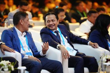 Anggota Exco PSSI, Hasnuryadi Sulaeman, di Kongres Biasa PSSI 2025