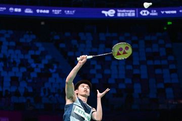 Tunggal putra Malaysia, Leong Jun Hao, merana kandas di babak pertama Japan Open 2025.