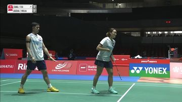 Lawan Rehan Naufal Kusharjanto/Gloria Emanuelle Widjaja, Tang Chun Man/Tse Ying Suet asal Hong Kong pada babak 16 besar Japan Open 2025, Kamis (17/7/2025).