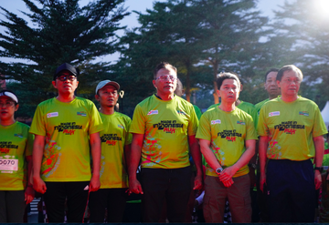 Beberapa tamu undangan menghadiri acara Made In Indonesia Run 2025