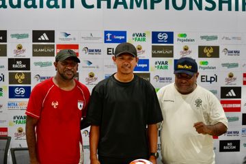 Sesi jumpa pers Persipura Jayapura jelang lawan PSIS Semarang
