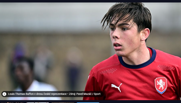 Anak kiper legendaris Italia Gianluigi Buffon, Thomas Louis Buffon, cetak hattrick di timnas U-19 Ceko sebelum duel melawan Jay Idzes dkk di Liga Italia.