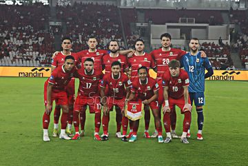 Skuad Timnas Indonesia Maarten Paes, Elkan Baggott, Jay Idzes, Rizky Ridho, Jordi Amat, Calvin Verdonk, Kevin Diks, Beckham Putra Nugraha, Dony Tri Pamungkas, Ole Romeny, hingga Ramdhan Sananta.
