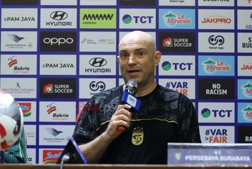 Pelatih Persebaya Surabaya, Bernardo Tavares, langsung alihkan fokus ke laga selanjutnya lawan PSBS Biak usai mengalahkan Arema FC dalam Derbi Jawa Timur