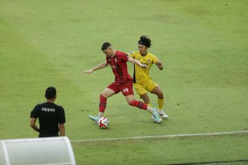 Pertandingan Persis Solo Vs Semen Padang di Stadion Manahan, Solo pada Minggu (12/4/2026).