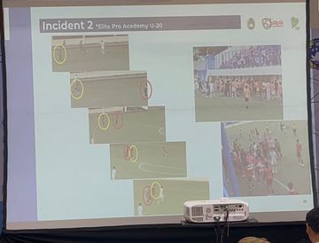 Suasana pertandingan Dewa United U-20 melawan Bhayangkara FC U-20