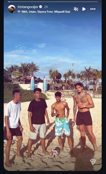 Tristan Gooijer di Bali.