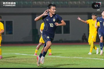 Timnas Thailand berhasil mengalahkan Malaysia dengan skor 3-2 pada laga terakhir Grup B ASEAN Championship U-19 2026.