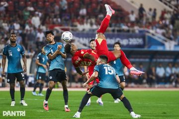 Suasana pertandingan Vietnam Vs Singapura dalam laga lanjutan Grup A ASEAN Championship 2026, di Stadion My Dinh, Hanoi, Jumat (31/7/2026)