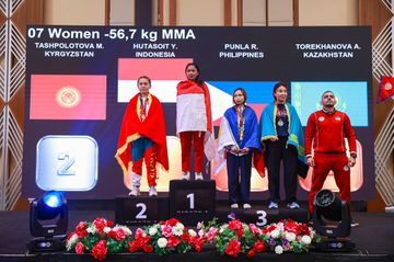  Yusni Nurhayati Hutasoit, salah satu atlet PB Pertacami yang berhasil meraih medali emas di gelaran GAMMA Asian Championships 2026.