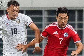 Suasana pertandingan antara Timnas Indonesia melawan Singapura pada laga terakhir Grup A ASEAN Championship 2026, di Stadion Jalan Besar, Singapura, pada Jumat (7/8/2026).